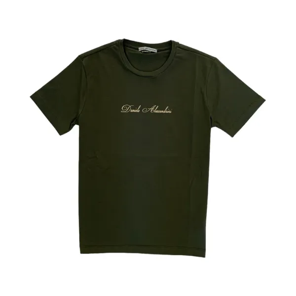 Bild von . T-SHIRT DANIELE ALESSANDRINI UOMO M9511A334400 VERDE