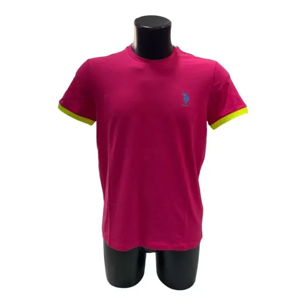 Bild von . T-SHIRT U.S. POLO ASSN UOMO 65065 52029 FUXIA P/E 2023